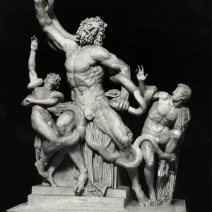Laocoon, Prior to 20th Century Restoration Print (Marble) Laocoon, Prior to 20th Century Restoration Print (Marble)