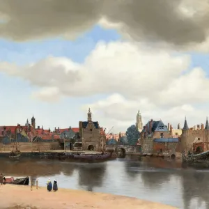 Ansicht von Delft, um 1660/61 (Öl auf Leinwand) Ansicht von Delft, um 1660/61 (Öl auf Leinwand)