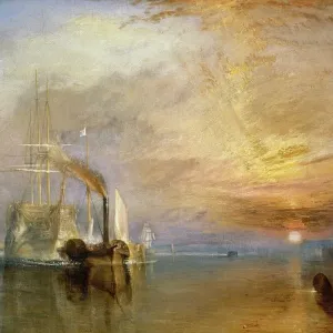 Print of The Fighting Temeraire oil on canvas Print of The Fighting Temeraire oil on canvas
