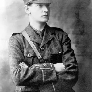 Michael Collins in IRA Uniform, c.1916 Print Michael Collins in IRA Uniform, c.1916 Print