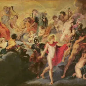 The Medici Cycle: Council of the Gods Print (oil on canvas, 394x702 cm) The Medici Cycle: Council of the Gods Print (oil on canvas, 394x702 cm)