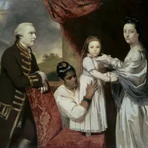 Tysoe Saul Hancock and Family, c.1763-5 Print Tysoe Saul Hancock and Family, c.1763-5 Print