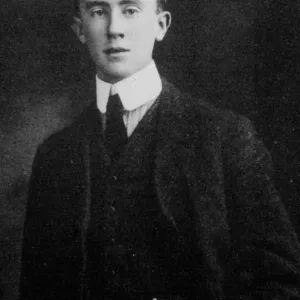 J.R.R. Tolkien, 1911 Black and White Print J.R.R. Tolkien, 1911 Black and White Print