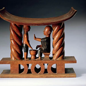 Asante Chair, from Ghana (wood) (see also 186354)