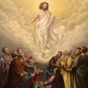 Ascension of Christ (colour litho)