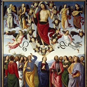 The Ascension of Christ Painting by Pietro Vannucci dit Il Perugino (The Perugin