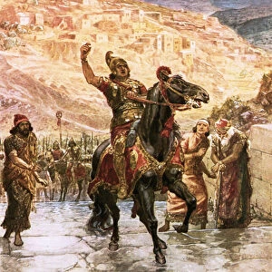 The Assyrian Rabshakeh demanding the surrender of Jerusalem