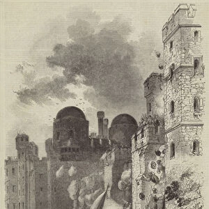 The Attack on Windsor Castle by Prince Rupert (engraving)