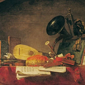 The Attributes of Music, 1765 (oil on canvas)