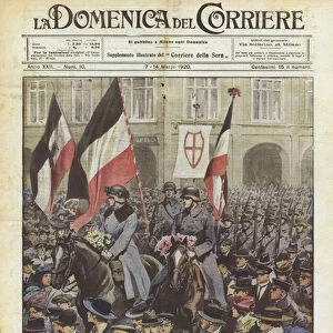 A bad day for the Germans (colour litho)