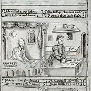 Bakers of York A. D, 1595-96 (engraving) (b / w photo)