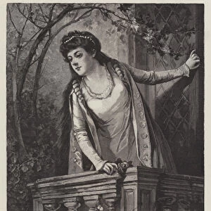 In a Balcony (engraving)