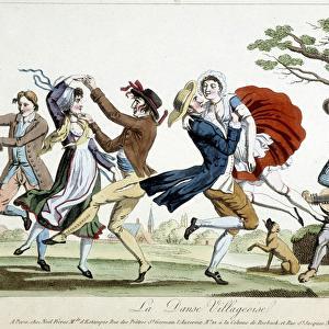 Ball: village dance - n. d. late 18th century, Carnavalet
