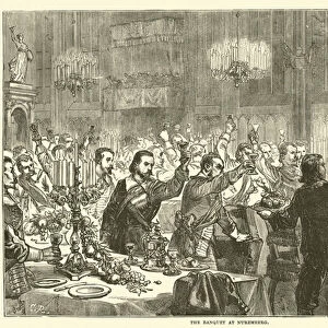 The Banquet at Nuremberg (engraving)