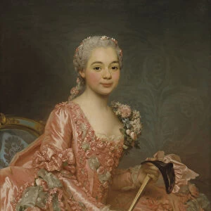 Baroness de Neubourg-Cromiere, 1756 (oil on canvas)