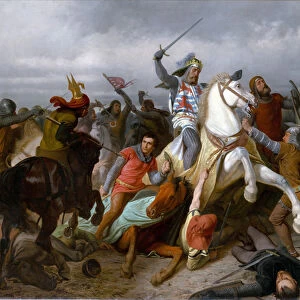 Bataille de Crecy le 26 aout 1346 - Jean Ier de Luxembourg, dit l Aveugle (1296-1346)