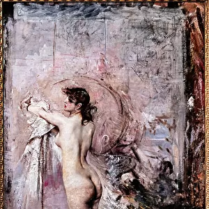 After the Bath, 1880-88 (oil on canvas)