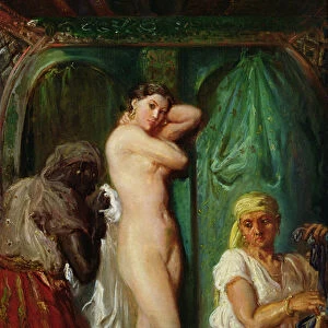 The Bath in the Harem, 1849 (oil on canvas)