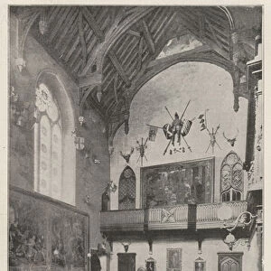 Battle Abbey, sold for £200, 000, Abbots Hall in the Abbey (b / w photo)