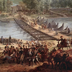 Battle of the Bridge of Arcole (Detail, Painting, 19th century)
