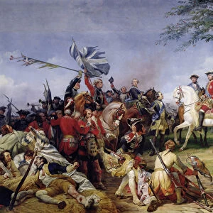The Battle of Fontenoy, 11th May 1745, 1828 (oil on canvas)