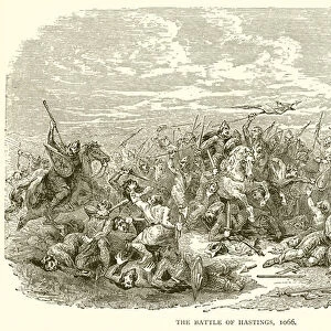 The Battle of Hastings, 1066 (engraving)