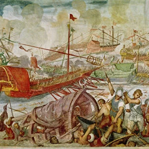 The Battle of Lepanto, October 1571, 1600 (mural)