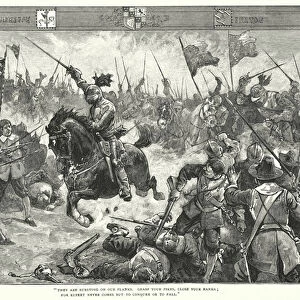 The Battle Of Naseby (engraving)