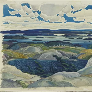 Bay of Islands, 1930 (w / c on paper)