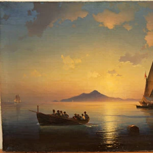 The Bay of Naples par Aivazovsky, Ivan Konstantinovich (1817-1900), 1841 - Oil on canvas