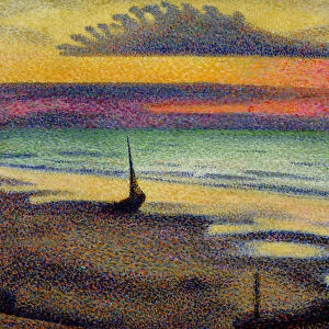 The Beach at Heist, 1891-92 (oil on canvas)