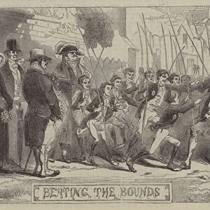 Beating the bounds (engraving)