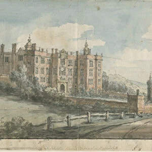 Beaudesert Hall and Park: water colour painting, 1770 (painting)