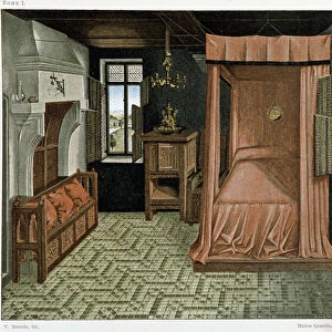 Bedroom in the 15th century
