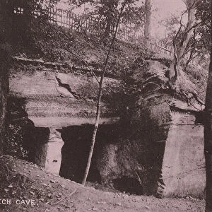 Beech Cave (b / w photo)