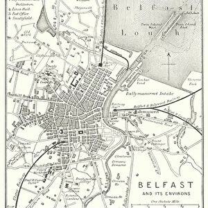 Belfast and its Environs (engraving)