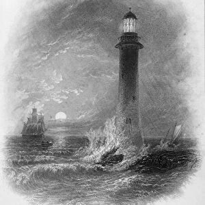 Bell Rock Lighthouse from Cyclopaedia of Useful Arts & Manufactures, edited