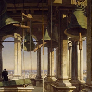 The Bells of Saint Mark s, Venice, 1903 (oil on canvas)