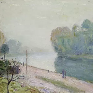 A Bend in the River Loing, 1896 (oil on canvas)