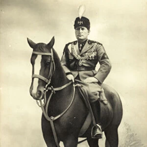 Benito Mussolini (b / w photo)