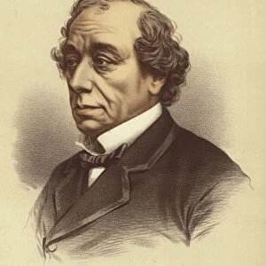 Benjamin Disraeli (colour litho)