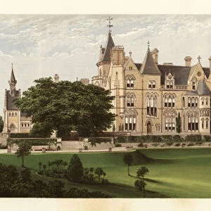 Bestwood Lodge. Nottinghamshire, England. 1880 (engraving)