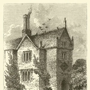 Bishop Bonners House in 1780, from an original drawing in the Guildhall Library (engraving)