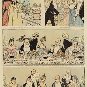 A Bitter Disappointment, the Tragedy of a Pate a la Russe (colour litho)