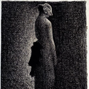 The black knot Drawing in pencil by Georges Seurat (1859-1891) circa 1882 Dim