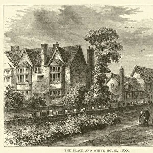 The Black and White House, 1800 (engraving)