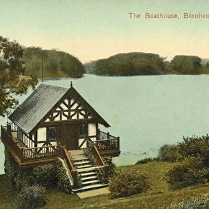 The Boathouse, Blenheim Park (colour photo)