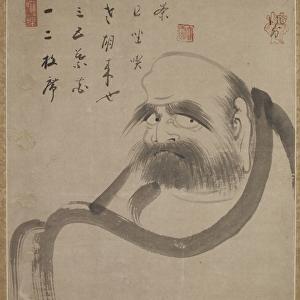 Bodhidharma, c. 1645 (ink on paper)