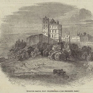 Bolsover Castle, near Chesterfield (engraving)