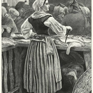 The Boulogne Fish-Wife (engraving)
